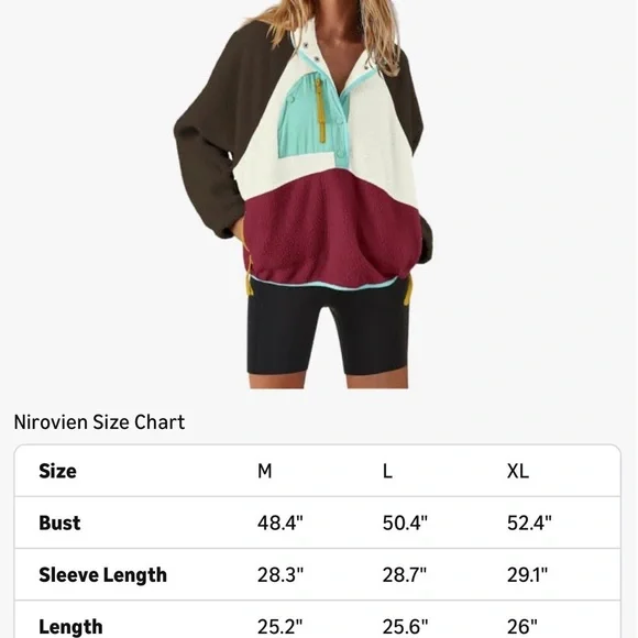 Colorblock Fleece Jacket - Picture 2 of 3